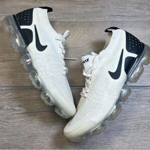 Nike White and Black VaporMax Size 11
